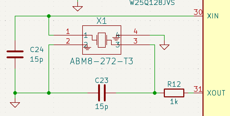external oscillator schematic